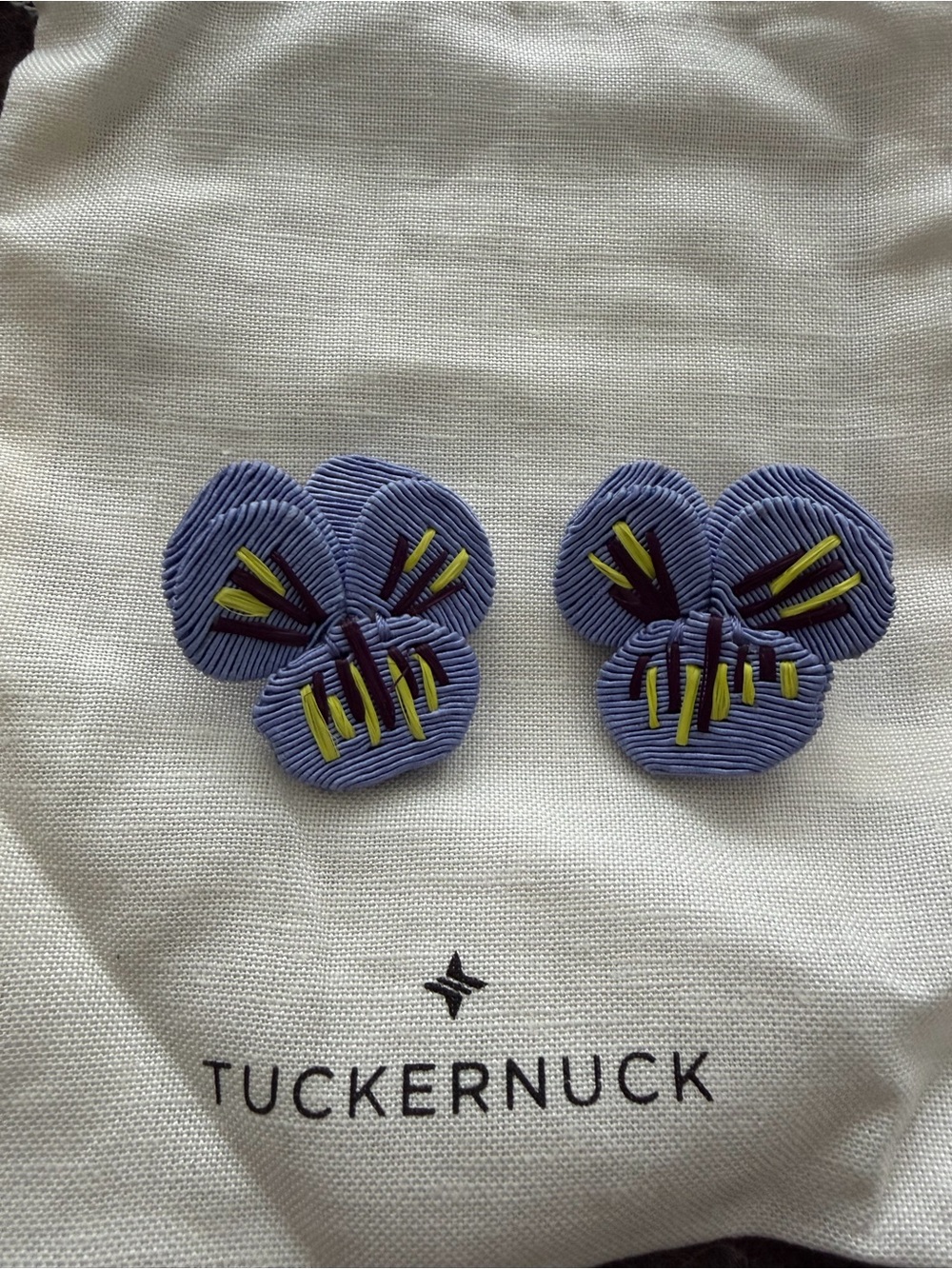 Tuckernuck Lilac Pansy Studs